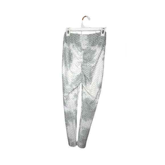 Grey white faded rose leggings (Tiktok leggings) - Picture 3 of 3